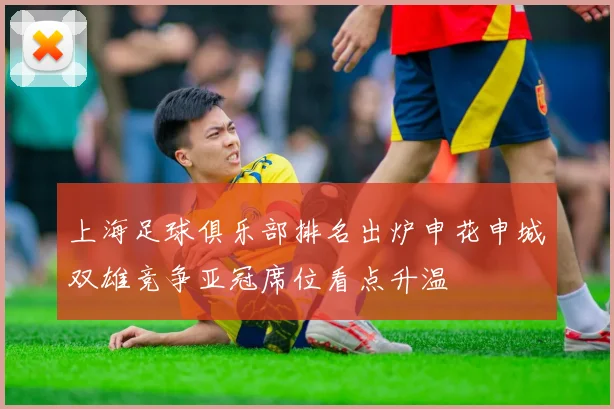 上海足球俱乐部排名出炉申花申城双雄竞争亚冠席位看点升温